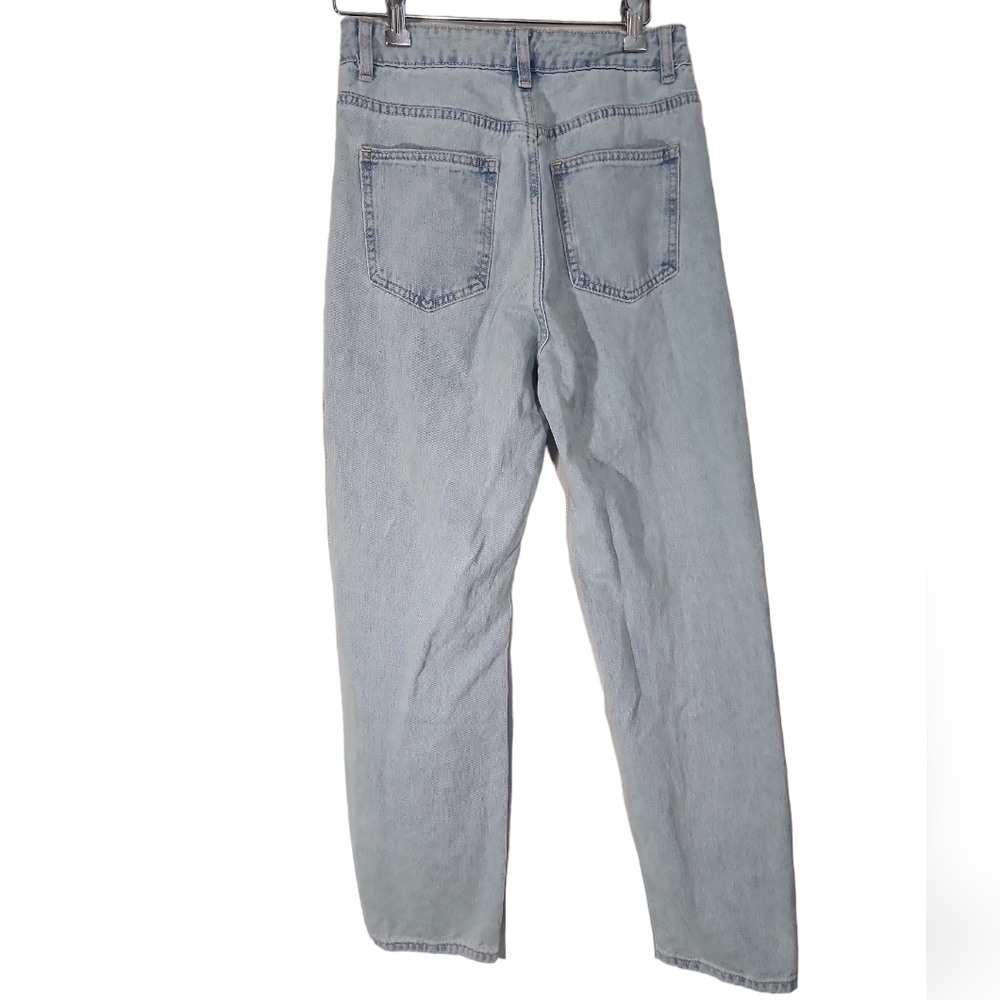 Distressed Riped High Waist Denim Jean. S - Picture 2 of 13